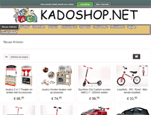 Tablet Screenshot of kadoshop.net